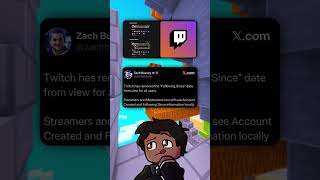 Twitch Removed Following Since !