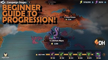 Beginner Guide To Progression! || Infinite MagicRaid