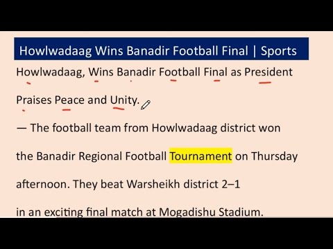 Topic About Guushii Howl Wadaag English To Somali