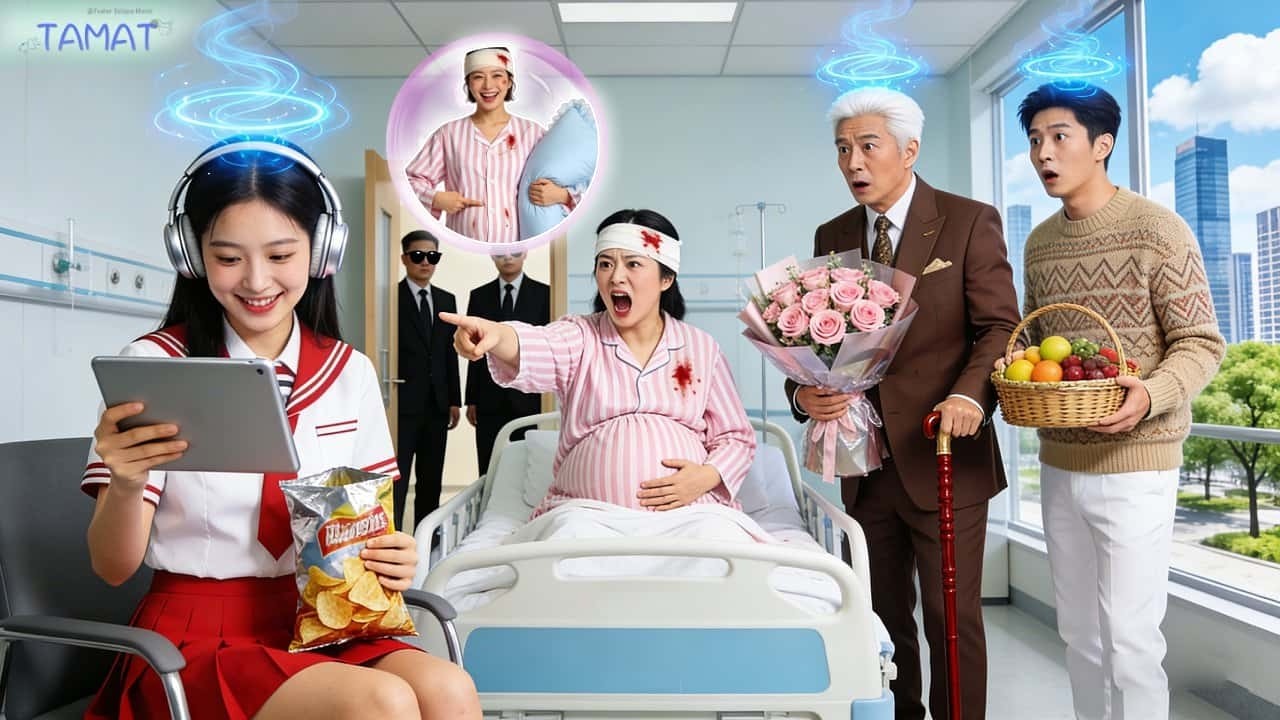 Ibu tiri pura² hamil menjebaknya!Tapi semua orang dengar isi pikirannya—rencananya terbongkar!