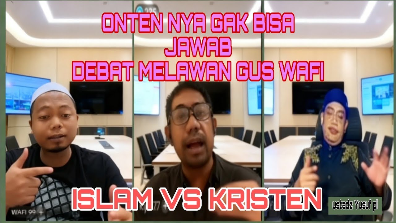 ONTEN NYA GAK BISA JAWAB DEBAT MELAWAN GUS WAFI # ISLAM VS KRISTEN 