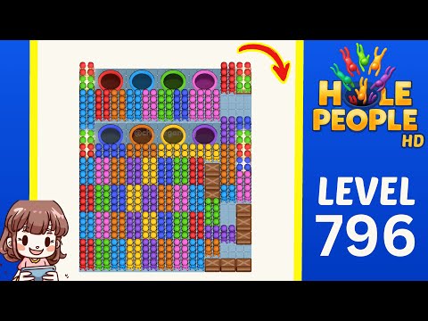 Hole People Level 796 Solution Walkthrough