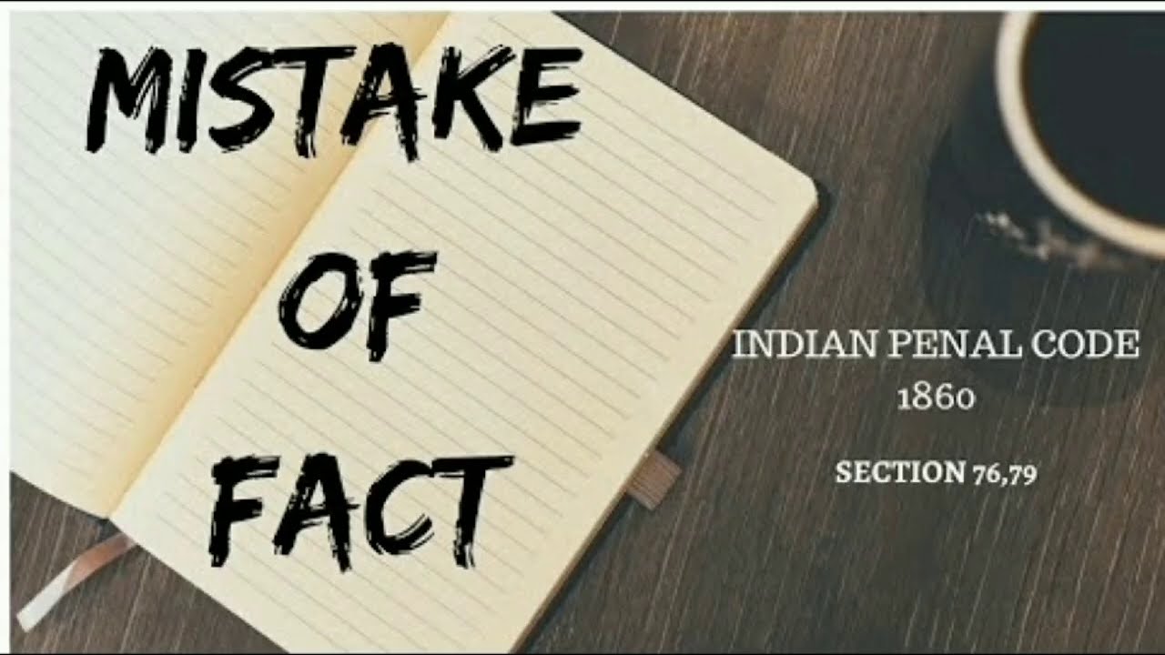 Mistake Of Fact