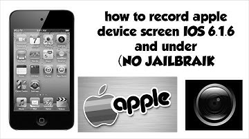 Apple Device Screen Recorder IOS 6.1.6 and under (NO JAILBREAK)