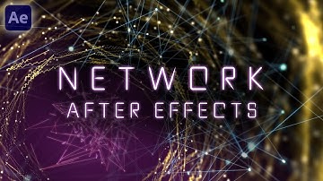Network - After Effects (Create Networks of Connected Dots & Lines)