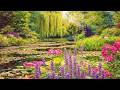 Water Lily Garden Impressionist Painting | 4K Art for TV Screensaver 3 Hours