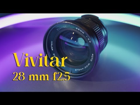 Vivitar 28mm f/2.5 Wide Vintage Lens - YouTube