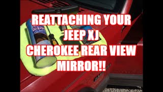 XJ CHEROKEE REAR VIEW MIRROR FIX 1998 Jaguar Xj8 Rear View Mirror