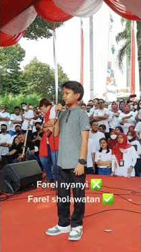 Farel melantunkan sholawat Jibril#shorts#farelprayoga#sholawatjibril#nucyberchannelx