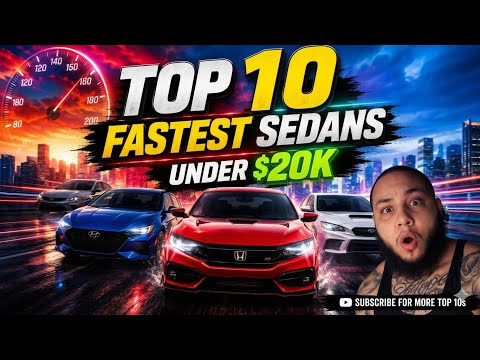 Top 10 Fastest Sedans Under 20K
