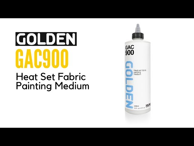 Golden GAC900 Heat Set Fabric Painting Medium 
