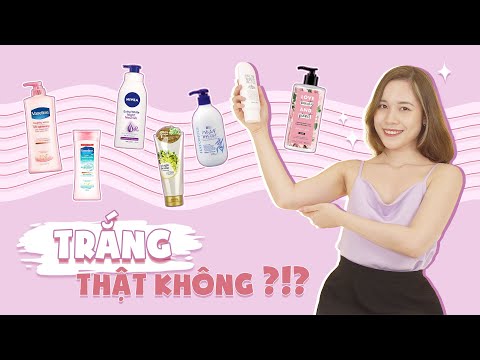 Review 7 loại DƯỠNG TRẮNG DA BODY đình đám giá hạt dẻ | Vaseline, Secret Key, Hatomugi, Nivea