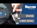 Weaving a Waist Buckle | Halcyon Dive Systems