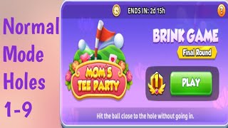 GOLF RIVAL- MOM'S TEE PARTY// BRINK GAME//NORMAL MODE// FINAL ROUND// HOLES 1-9 screenshot 3