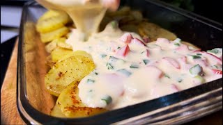 The most delicious recipe with potatoes! You will cook it every day! Dinner in 20 minutes🫰🏻