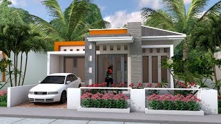 Sketchup House Modeling Idea From Photo 9x14M modern design home design 3d full plan