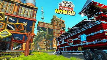 I Invaded The Scrap City With My Mobile Base! - Survival Nomad 25