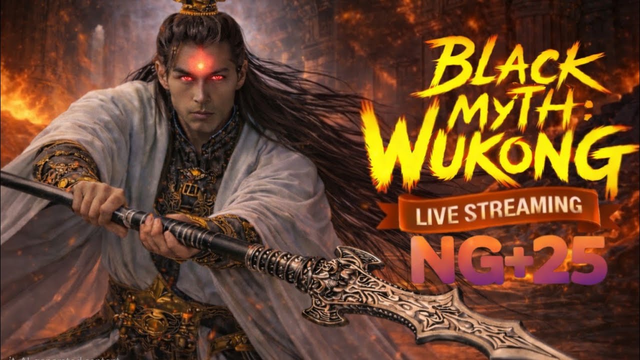 🔴 Playing Black Myth: Wukong until Phantom Blade 0| NG+25 | Part 3 | Erlang's Tripoint Spear Build |