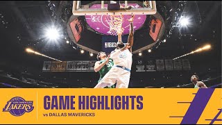 HIGHLIGHTS | LeBron James (22 pts, 7 reb, 10 ast) vs Dallas Mavericks