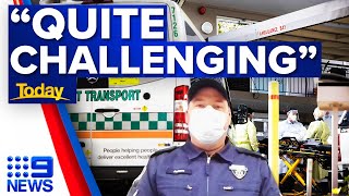 Paramedic describes chaotic scenes in Sydney’s South-west | Coronavirus | 9 News Australia