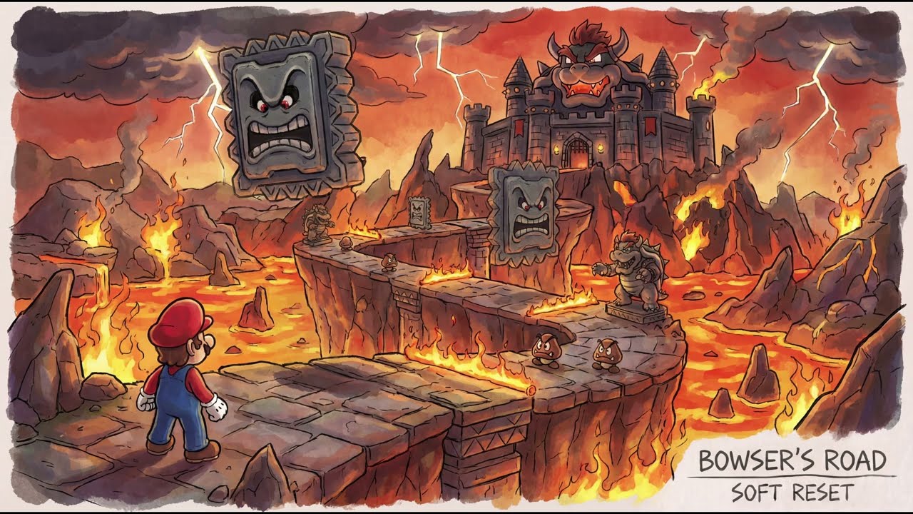 Super Mario 64 - Bowser's Road