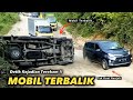 Detik-detik !! MOBIL TERGULING PARAH Pagi Ini Di Batu Jomba