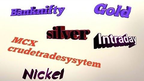 MCX COMMODITY INTRADAY AFL - TODAY UPDATE ( FEB 8 )SILVER AND NICKEL(CRUDETRADE.IN)