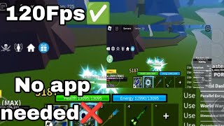 How to FIX LAG IN ROBLOX | BLOXFRUITS | NO APP NEEDED (120Fps)