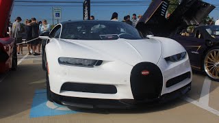Bugatti Chrion Laferarri And Pagani Huayra Roadster Crash Super Car Show In Houston