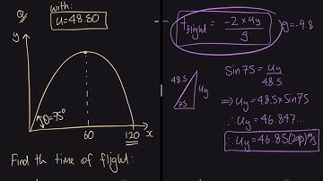 Module 5 Advanced Mechanics Set2 Q5 Projectile trajectory example