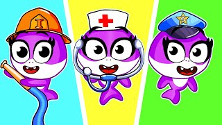 FireGirl, DoctorGirl and PoliceGirl Song 🚒🚑🚓 Professions Song for Kids | Coco Rhymes Kids Songs by Coco Rhymes 37,751 views 3 weeks ago 14 minutes, 29 seconds