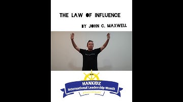 2. Law of Infleunce - HANKidz sharing 21 Irrefutable Laws of Leadership (by John C. Maxwell)