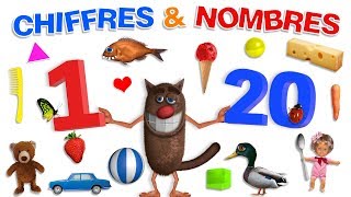 Foufou - Les chiffres jusqu'à 20 avec des objets (Learn numbers for kids, Toddlers) Serie 02 4K