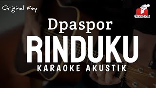 D'paspor - Rinduku ( Karaoke Akustik )