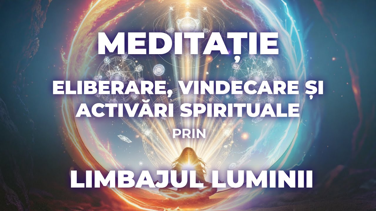 Meditație 🙏🏼 Eliberare, Vindecare și Activări Spirituale prin Limbajul Luminii ✨