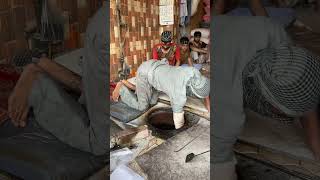 Cooking soft bread in hot steam for a warm #fyp #shorts #breakfast #streetfood #fluffybread
