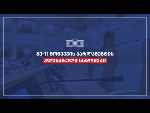 პარლამენტის პლენარული სხდომა 03 02 2026 