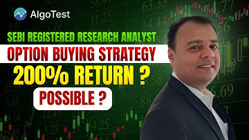 Can Option Buying Really Give 200% Returns in 1 Year? || Algo Trade || RA Algos