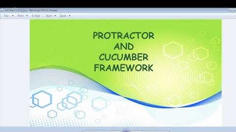 Part  2 : My First Protractor and Cucumber Framework, Step By Step-- FEATURE FILE