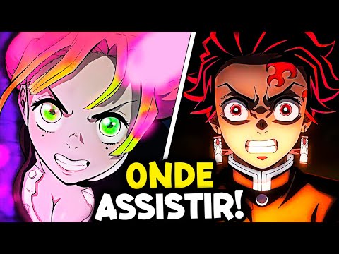 COMO E ONDE ASSISTIR DEMON SLAYER ATÉ A 3 TEMPORADA - GUIA COMPLETO