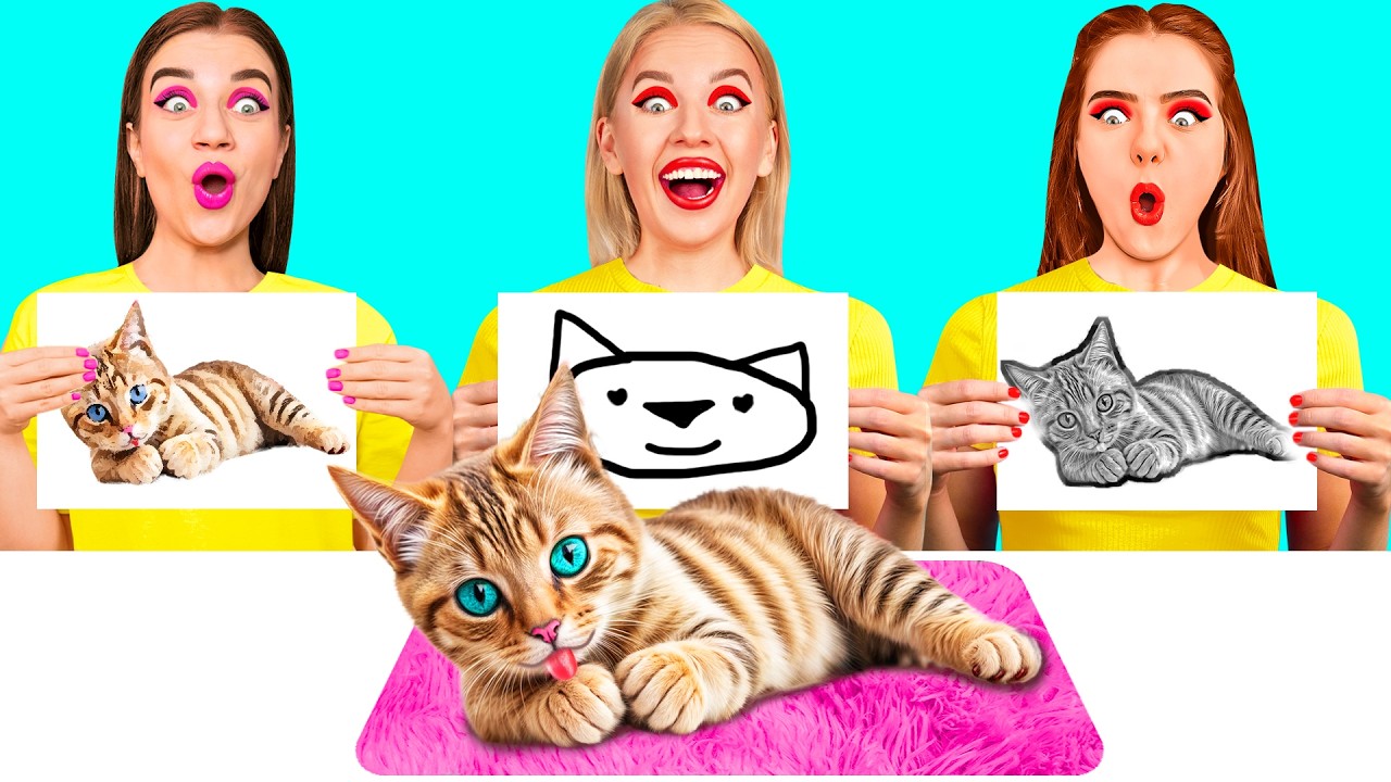 Who Draws it Better Take The Prize | Funny Moments by BooBoom Challenge