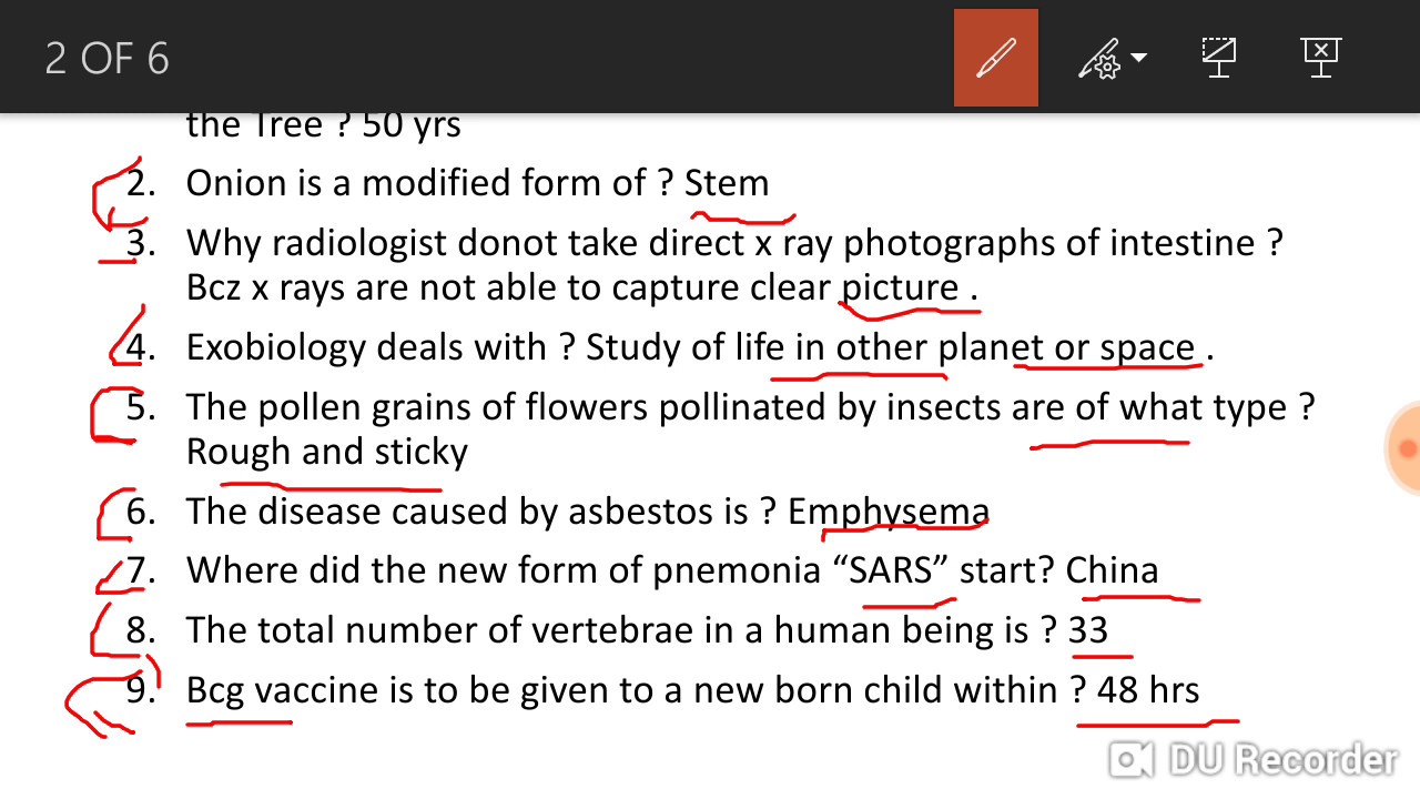 biology questions / rpsc food safety officer 2019