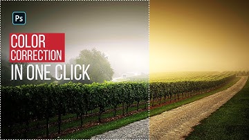 Quickest Way ONE-CLICK Color Correction in Photoshop