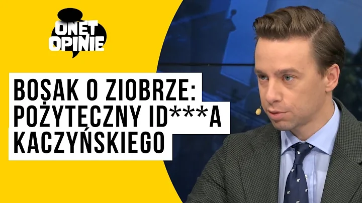 Bosak o Ziobrze: poyteczny id***a Kaczyskiego