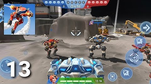 Mech Arena - Gameplay Walkthrough Control Point Mech Upgrade Part 13 (ios Android)