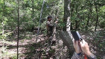 How to use HSS Lifeline with 2 man ladder stand