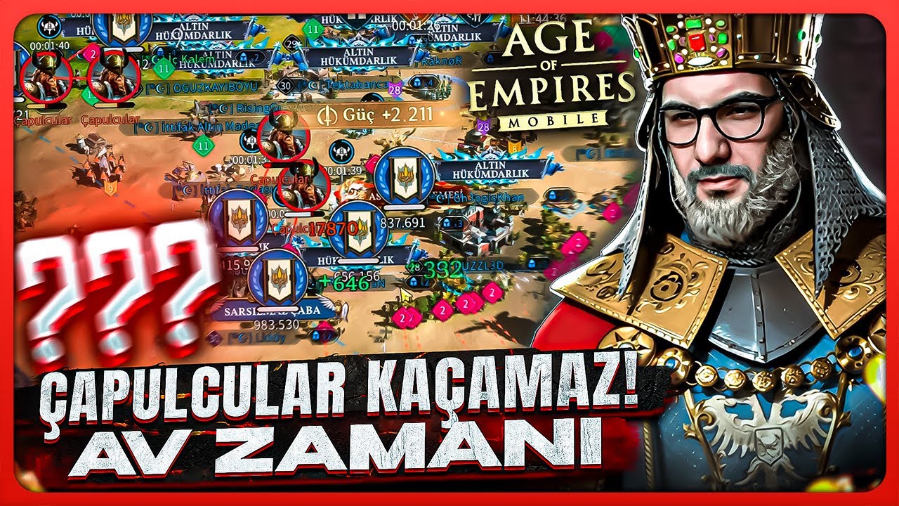 Çapulculara Acımadan Saldırıyoruz ! | Age Of Empires Mobile 