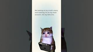 Time to move to another planet 💀 ⁠#shorts #relatable #memes #crush #funnycats #stalking