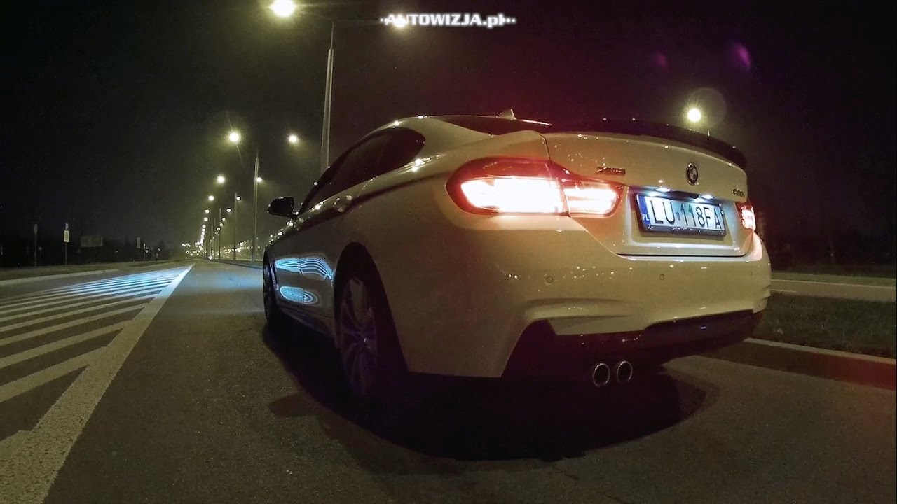 BMW 430i Gran Coupe sound, exhaust sound, revs, launch control 