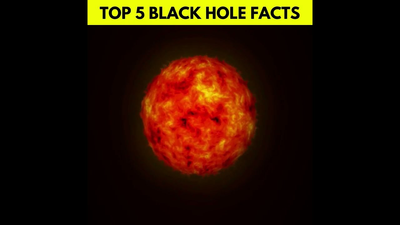 Top 5 Interesting Facts about BLACK HOLES  2 Space Facts Black Hole Facts  shorts  youtubeshorts